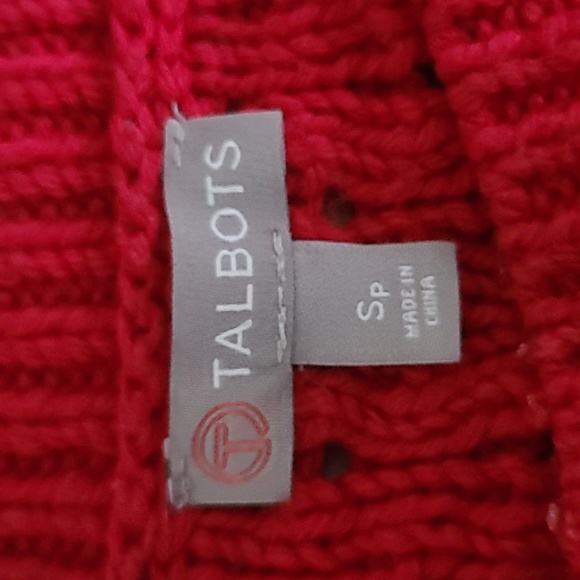 Talbots red sweater - Picture 3 of 4